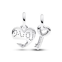 Charm Pandora Donna in Lega metallica Zirconia 793081C01 - 793081C01